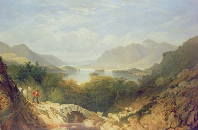 Derwent Water with Ashness Bridge by William Linton